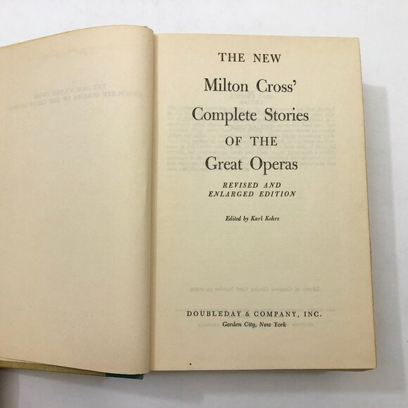 Milton Cross Complete Stories of the Great Operas 1957 Revised Enlarged Ed HB - Picture 7 of 11